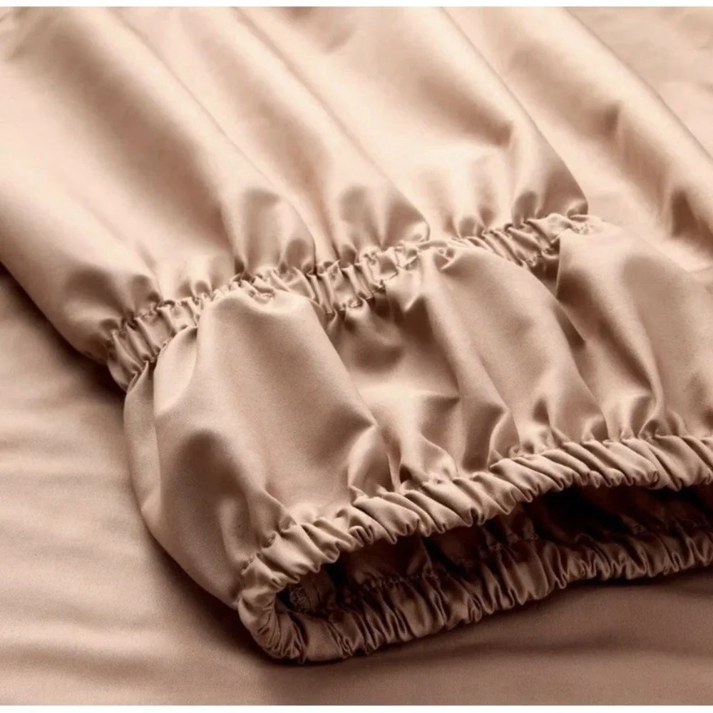 King 400 Thread Count Percale Sheet Set Light Adobe Clay - Casaluna